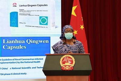 里亞衛生部長：連花清瘟幫助患者恢復健康