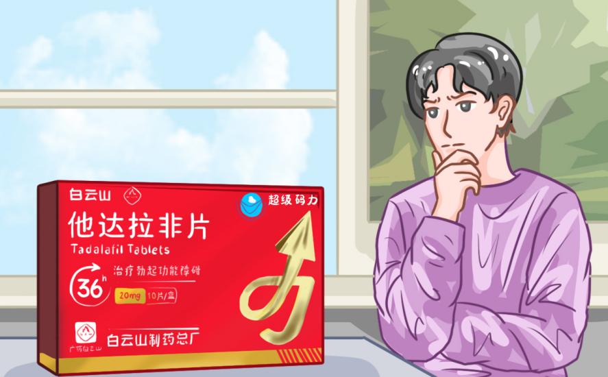 男用白云山（超級碼力）他達(dá)拉非能喝酒嗎？
