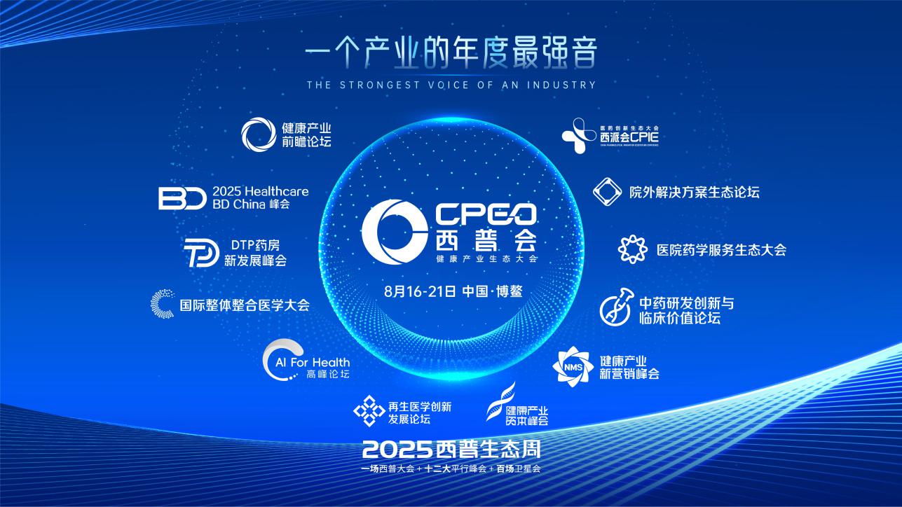 2025西普會：破局新周期，搶占萬億健康生態制高點！